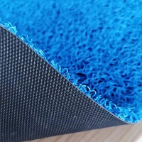 Tapis de bobine en PVC de style moderne avec support ferme fait à la machine Tapis de sol antidérapant