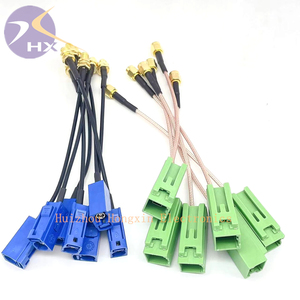 RF koaksiyel kablo düzeneği PVC yalıtımlı MCX Fakra F erkek MMCX erkek otomobil kablo demeti kullanımı için - Product Image 2