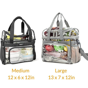 <span class=keywords><strong>Sac</strong></span> de pique-nique transparent résistant, <span class=keywords><strong>sac</strong></span> à déjeuner transparent durable - Product Image 6