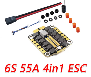 H743ควบคุมการบินสแต็ก8วินาที4in1 55A-70A ESC สำหรับ5นิ้วชิ้นส่วน DIY สำหรับ RC FPV ฟรีสไตล์ - Product Image 6