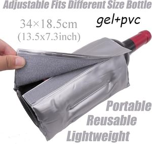 Portable réutilisable Gel sac <span class=keywords><strong>de</strong></span> glace <span class=keywords><strong>bouteille</strong></span> manchon <span class=keywords><strong>de</strong></span> refroidissement argent garder votre <span class=keywords><strong>eau</strong></span> vin bière boissons <span class=keywords><strong>bouteille</strong></span> Cool actif refroidisseur <span class=keywords><strong>de</strong></span> vin - Product Image 2