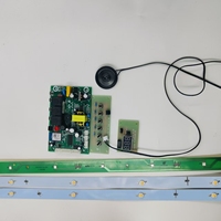 Cheminée électrique WiFi, carte de commande intelligente PCBA, application vocale RGB, OEM ODM FR-4