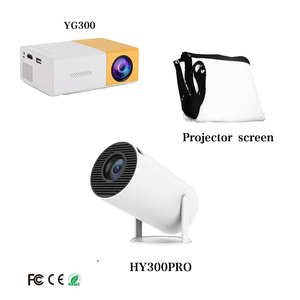 Custom Private Label HY300 Smart <strong>WIFI</strong> LCD Video Full HD 720P LED Home Theater <strong>Projector</strong> 4K full hd Proyector - Product Image 1