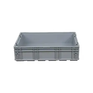 QS New Design High Quality Wholesale Big Crate Price Plastic Storage Stackable KLT Crate