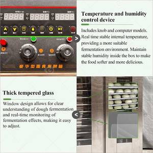 Armoire de Fermentation Électrique Compacte à Bas <span class=keywords><strong>Prix</strong></span> pour Croissants – Réfrigérateur de Fermentation Professionnel pour Pâtes - Product Image 4