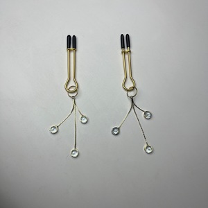 Pinzas eróticas para pezones, pinzas para pezones femeninas para entrenamiento SM, masaje de estimulación de pezones, pinzas para clítoris, seductoras y provocadoras - Product Image 1