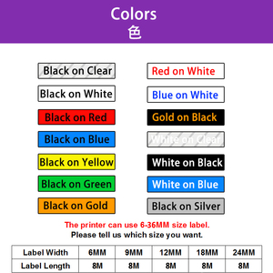 兼容爱普生金吉姆胶带盒式LC-2TBW ST6KW系列打印机6MM多色标签盒式磁带 - Product Image 6