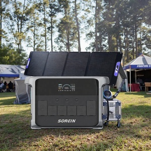 Sorein 2400w Portable Lithium Battery Power Station 48v Home <b>Solar</b> Battery Lithium Power Station 2000w 220V - Product Image 1