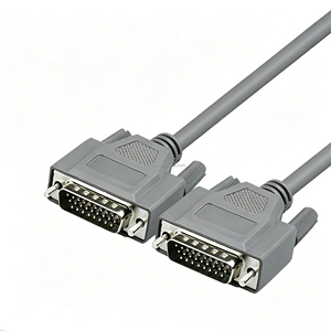 كابل شريطي مسطح رمادي اللون DB9 9Pin ذكر إلى أنثى IDC 2651 1.27 مم - Product Image 4
