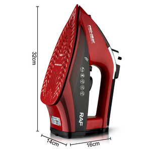 RAF 2800W Iron With Ceramic Baseplate <b>Thermostat</b> <b>Control</b> Vertical Steaming and Water Spray Function Iron Brush RAF 2800W I - Product Image 2