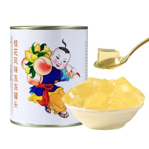 0.9kg Canned Food Double Happiness Canned Osmanthus Flavored Jelly for Dessert or Bubble Tea Topping