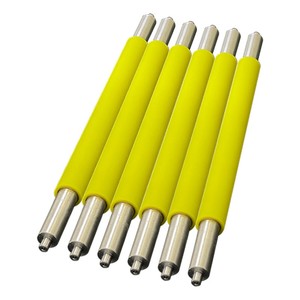 Pu cao su Con lăn trung chuyển áp lực Tráng cán bánh xe máy con lăn lớp phủ thiết bị áp lực bánh xe UV Polyurethane con lăn - Product Image 1