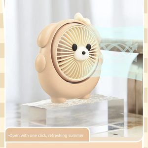 CITICITY Newly Launched Handheld Rechargeable Cute Bear-shaped <b>Mini</b> Fan for Outdoor & Car Use - Product Image 6
