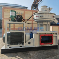 Machine professionnelle de pelletisation de sciure de bois, ligne de production de granulés de biomasse, machine à granulés de bois, moteur diesel