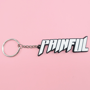 Nhanh chóng tùy chỉnh <span class=keywords><strong>Quote</strong></span> Túi xách PVC chất liệu phim hoạt hình Keychain với dây đeo - Product Image 3