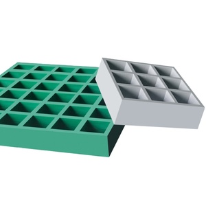 ตะแกรงไฟเบอร์กลาสเสริมแรงพลาสติกคอมโพสิต FRP ป้องกันการลื่นไถล - Product Image 1