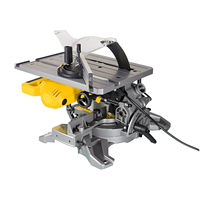 Scie à onglets multifonctionnelle 1800w 210mm pour couper le bois composé Scie à table coulissante