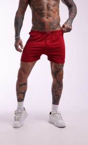 Mens Classic Red Cotton <b>Boxer</b> Shorts Breathable Soft Loose Fit Button <b>Fly</b> Mens Underwear Factory Manufacturing - Product Image 3