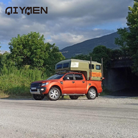 Camion tout-terrain 4x4 avec auvent de camping-car de luxe, tente pliable gonflable pour expédition, pick-up pour les voyages et le camping, en vente