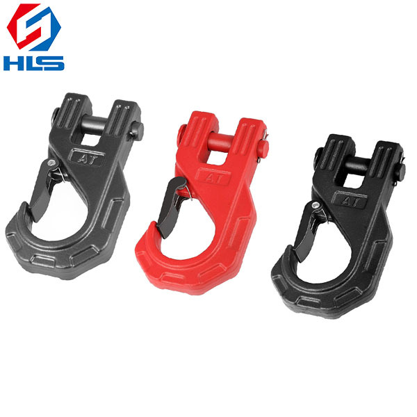 S-Shape 3/8" Winch Shackle - Galvanized Recovery Hook For Towing Trucks, SUVs, ATVs