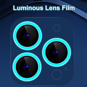 Pour iPhone 13 12 Pro Max Camera Lens Protecteurs Lumineux Caméra Anneau En Verre pour iPhone 11 11pro max 13mini 13pro De Protection Film - Product Image 2
