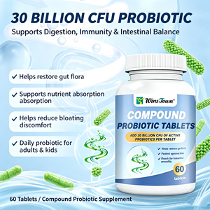 OEM customizable compound <b>probiotic</b> <b>tablets</b> for adult promotes digestion slimming digestive health gut absorption Support <b>tablet</b> - Product Image 4