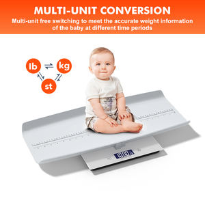 جودة عالية 50 طفل رضيع دائم لطيف كامل ABS الطفل شاشة LCD الإلكترونية الطفل وزنها مقياس - Product Image 2