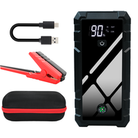 Démarreur de Voiture Portable 12V, Booster de Batterie d'Urgence Multifonction, Chargeur Rapide, Batterie Externe avec Lumière LED