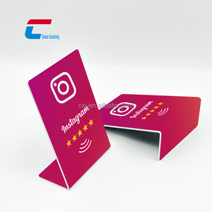 Support NFC PVC haut de gamme NTAG213 215 216 Menu numérique d'affichage d'étiquette NFC pour tous les téléphones NFC - Product Image 5