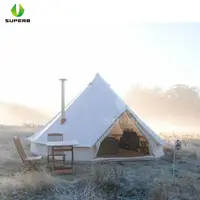Waterproof Breathable Family Hotel Yurt Bell Tent, 4 Season