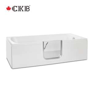 CKB OEM ODM S'allonger vers l'intérieur-porte pivotante Autoportante Trempage Blanc Salle de bain <span class=keywords><strong>Acrylique</strong></span> Marcher dans la <span class=keywords><strong>baignoire</strong></span> - Product Image 4