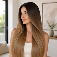 Extensions de cheveux humains Genius Weft 100g, cheveux vierges européens bruts, micro weft, prix de gros d'usine