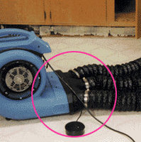 W Personnalisable GFCI Air Mover Souffleur d'air portable 3 positions Puissant Séchoir à tapis Dégâts d'eau Restauration Sèche-sol Nettoyant