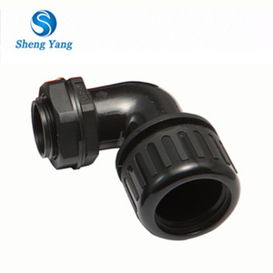 SY Elbow Type Corrugated Conduit Used Nylon Plastic Pipe Fittings