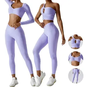 custom gym clothing gym clothing sets women yoga suit legging sets fitness women's sportswear