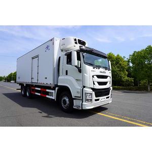 Camion frigorifique de 20 tonnes ISUZU 6 cylindres Diesel, camion frigorifique pour poisson, viande, légumes, fruits, 6*4 Refriger FTR FVR GIGA VC66 - Product Image 2