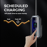 OEM ODM chargeur de voiture électrique ev type 2 boîtier mural station de charge ev domestique avec écran