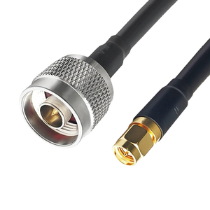 50ohm Male N Type To Male Sma Connector Rg58 Lmr240 Lmr 400 Low Loss Coaxial Cable N Type To Sma Adapter