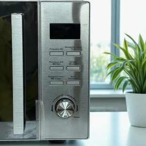 Horno <span class=keywords><strong>Microondas</strong></span> Profesional de 28L de Capacidad, Tipo Grill, Comercial, para Hogar, 220V, Encimera, con Bloqueo Infantil, Acero Inoxidable - Product Image 5