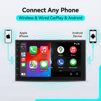 Estéreo para Auto con Android 13 para Toyota RAV4, Alphard, Land Cruiser 2001-2006, 100-64G DSP, CarPlay/Android Auto Inalámbrico