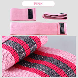 Design Logo Ensemble de <span class=keywords><strong>3</strong></span> Extensible D'exercice de Cercle tissu imprimé Bande de Butin Gym Fessier Bande de Résistance - Product Image 5