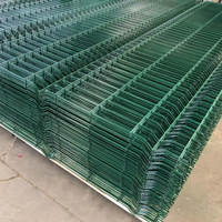 Clôture de jardin en PVC, en treillis métallique soudé, courbé 3D, en acier, facilement assemblable, pour bâtiments et aménagements extérieurs