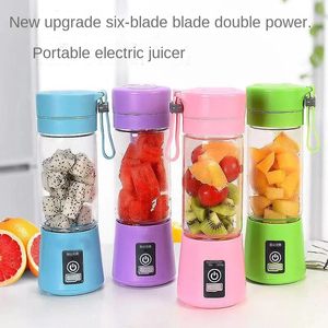 Licuadoras portátiles de jugo de frutas, Mini botella eléctrica Personal de verano para el hogar, USB, 6 cuchillas, exprimidor, máquina para Cocina - Product Image 5
