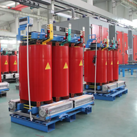 Transformador Trifásico SCB10 de 1600kVA, 6kV/10kV, 380V-480V, Tipo Seco, con Bobinado de Cobre, Topología Flyback, Resina Epoxi Fundida y Amorfa