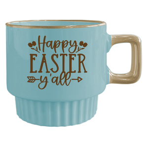 Manufacturer Supplier Blue Premium Quality Eco-Friendly Ceramic <b>Cup</b> for Home Use <b>Easter</b> Business Gifts - Product Image 3