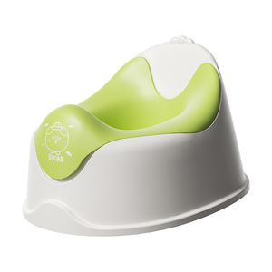 Siège de toilette pliable 2-en-1 pour bébé et tout-petit, avec autocollant <span class=keywords><strong>grenouille</strong></span> en PU souple, pour l'apprentissage de la propreté et comme <span class=keywords><strong>urinoir</strong></span> pour enfants - Product Image 1