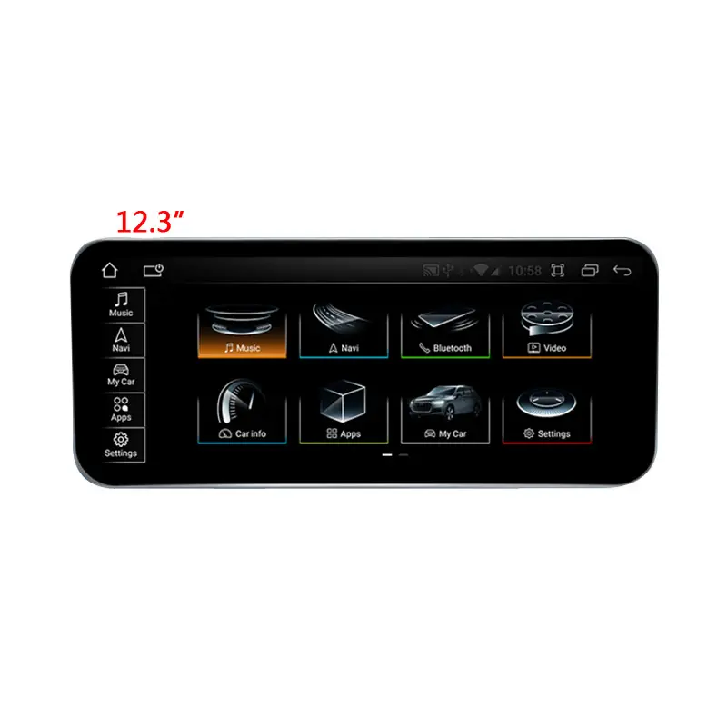 안드로이드 12 8 + 128GB 카플레이 아우디 Q3 8U 2011-2018 RMC MMI 3G GPS 자동차 멀티미디어 플레이어 네비게이션 자동 라디오 스테레오 DSP 와이파이
