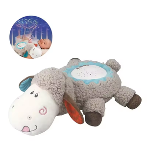 peluche peluche giocattolo sound machine sonore lampada da notte proiettore stella dispositivo di aiuto per il sonno del bambino