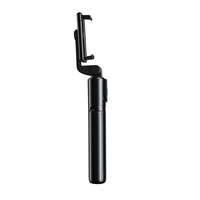 Mini Treppiede Portatile Pieghevole in Lega di Alluminio con Anello Luminoso LED e Telecomando Wireless per Selfie e Supporto Telefono Retrattile