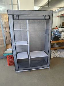 Dormitorio armadio in affitto semplice guardaroba per la casa pieghevole armadio per la casa <span class=keywords><strong>vestiti</strong></span> - Product Image 2